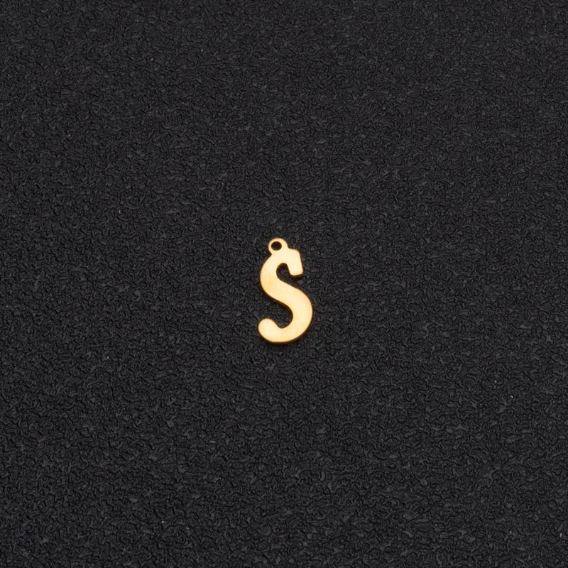 Custom Stainless Steel A-Z Letter Charms - Fade-Resistant DIY Pendants