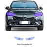 Film Protecteur TPU à Changement de Couleur Contrôlé par la Lumière pour Mercedes-Benz EQE: Blanc à Violet/Noir