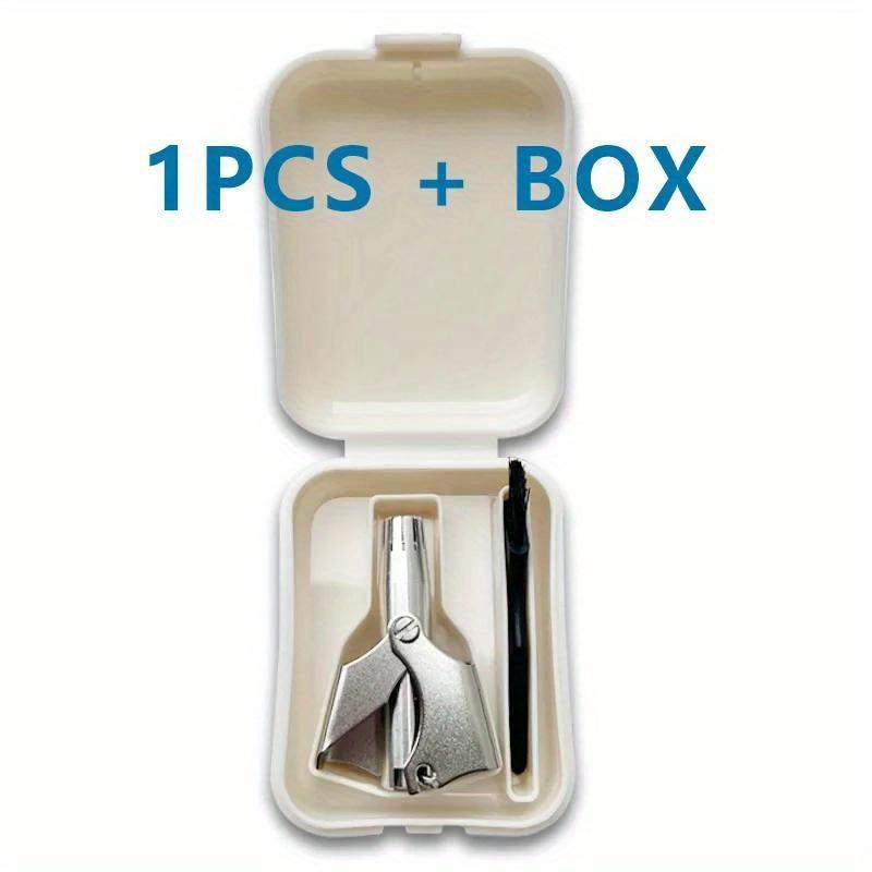 

Ручной триммер для удаления волос в носу, мытье тела, бритва для мужчин и женщин, ножницы для удаления волос в носу из нержавеющей стали. серебряный