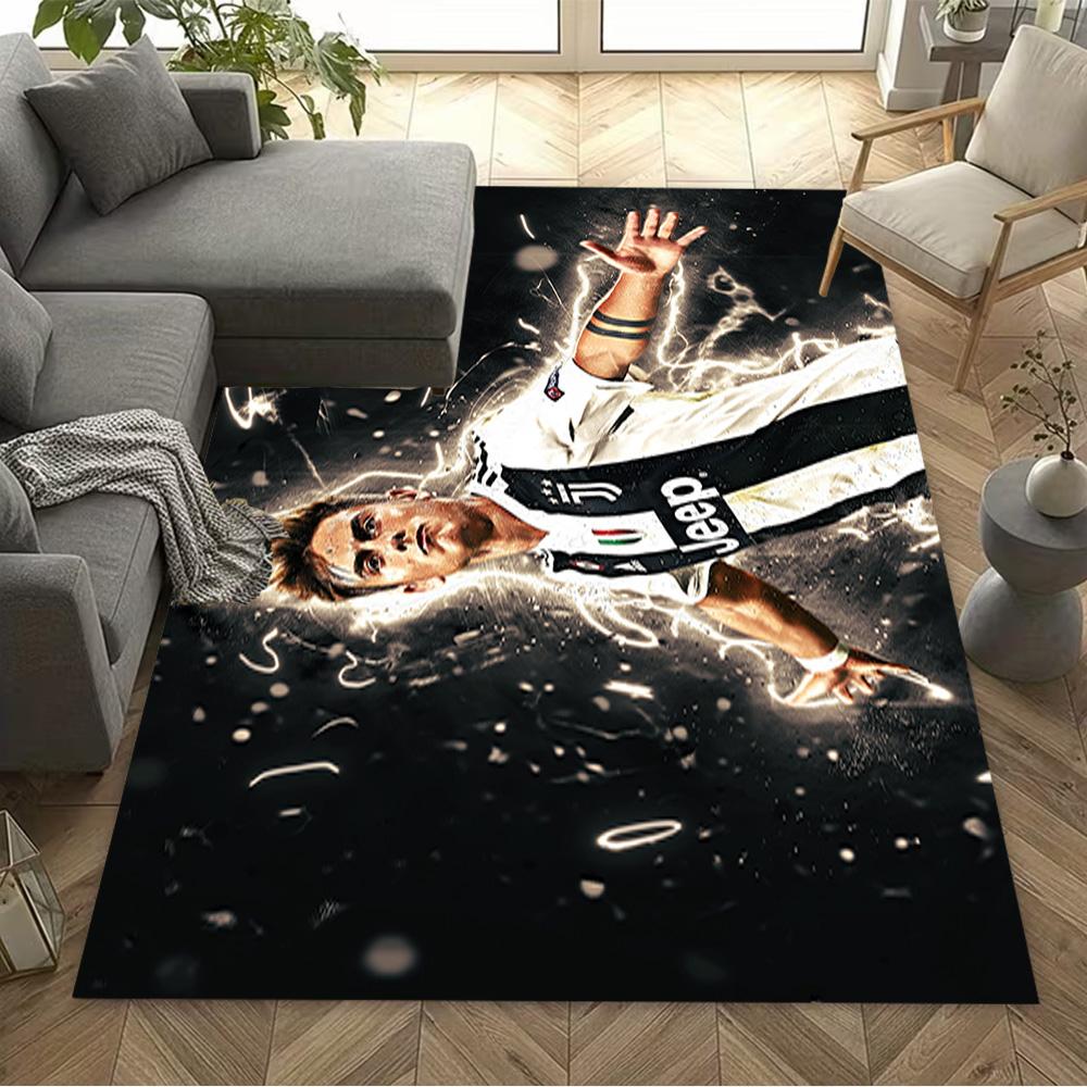 Juventus Celebration Moment Floor Rug Office Rug Suitable for Decorate Room Bedrooms Living Rooms Hallway Anti-slip Rug Decorate Offices