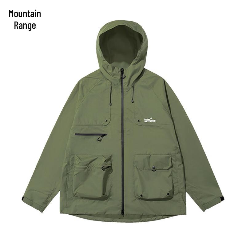 

Mountain Series Outdoor Waterproof Windbreaker Jacket M