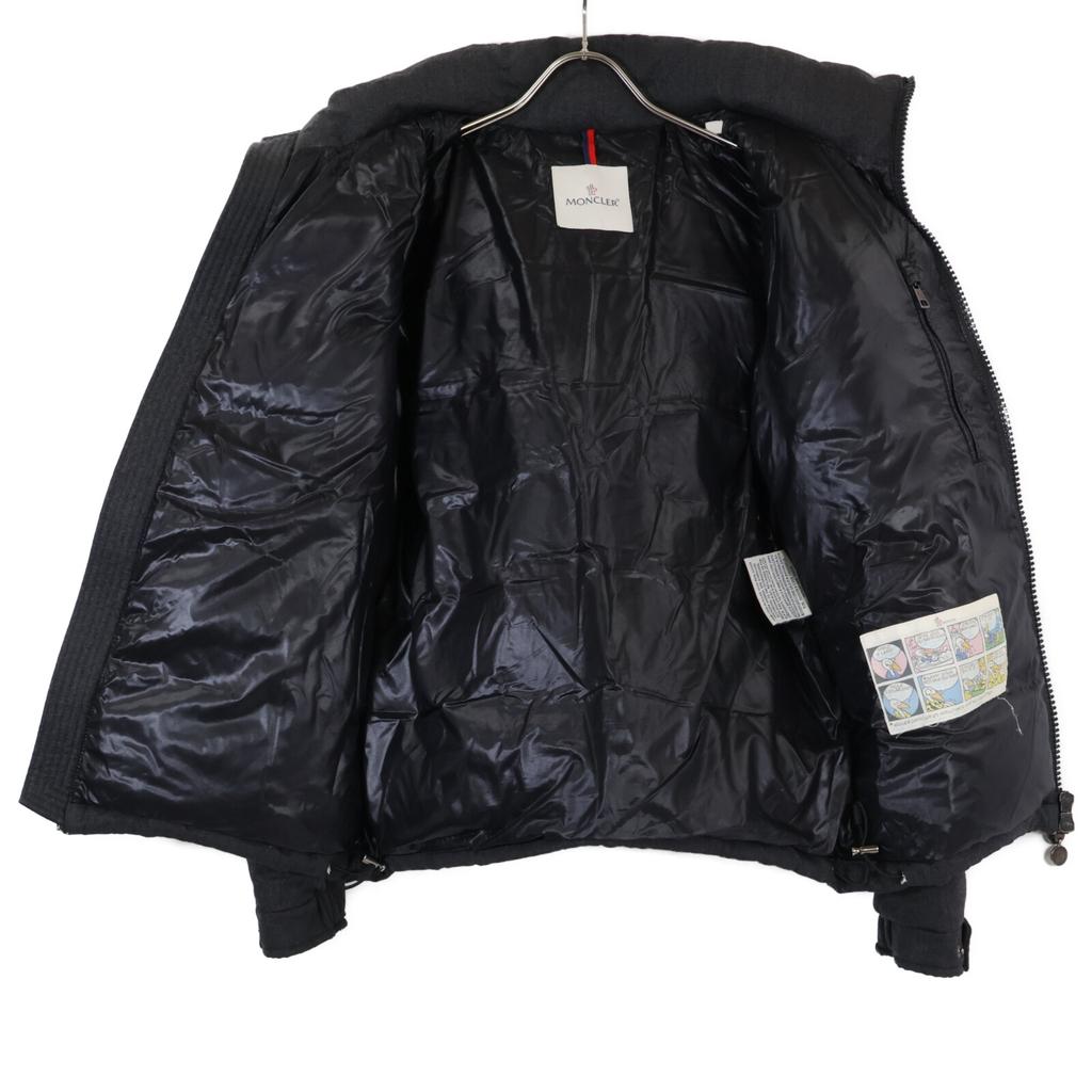 MONCLER MONTGENEVRE Short Down Jacket 2 grayUsed