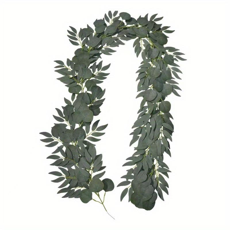 1Pc Eucalyptus Mixed 7-Leaf Willow Leaves (39.37 Inches/78.74 Inches), Can Be Used for Outdoor Ceremony Decoration, Table C Enterpiece