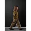 The Coffee Bean   Tea Leaf Khaki Cotton Baggy Pants Bz53pt05kk