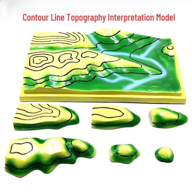 Contour Topographic Map Interpretation Model
