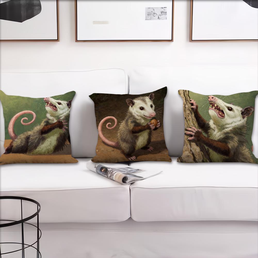 Modern Opossum cushion cover Best Home Office Coffee Pillow Sofa Printing Decoration Room Shop Car Nordic Simplicity Hit