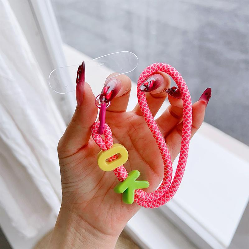 

Mobile Phone Lanyard Strap Hanging Chain Ring Cord With Patch Wrist Strap For Cell Phone Case Rope Keychain