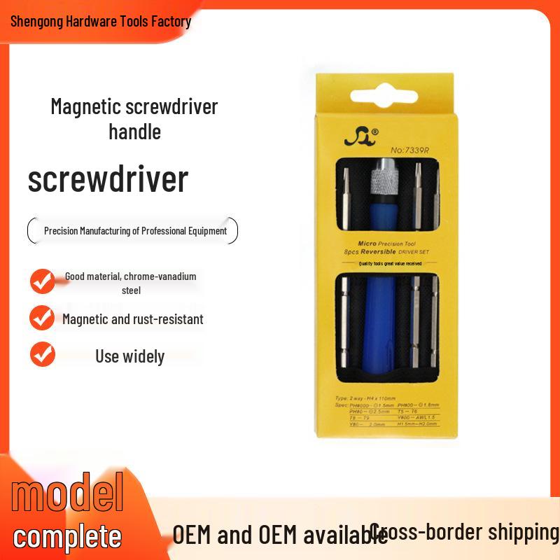 8-in-1 Magnetic Screwdriver Tool Kit for Computer & Mobile Phone Repair Screwdriver Set
