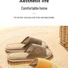 Men's Luxury Breathable Linen Slippers - 2025 Summer Non-Slip Casual Style