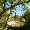 Mangiatoia per Uccelli ad Ombrello da Esterno, Vassoio Mangiatoia per Uccelli ad Ombrello Retrò, Mangiatoia Decorativa Sospesa per Uccelli da Giardino e Cortile