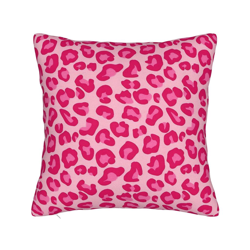 Federa Cuscino Stampa Leopardo Rosa Copricuscino Comodo Per Soggiorno Divano Federe Cuscino alla Moda