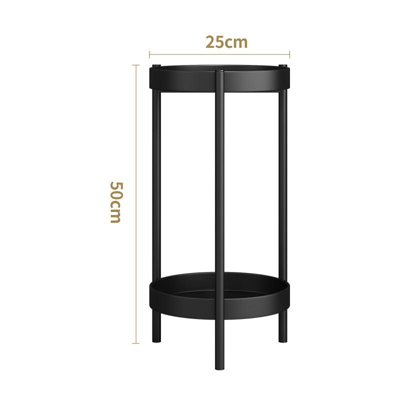 Elegant Multi-Tier Wrought Iron Indoor Plant Stand for Balcony or Living Room