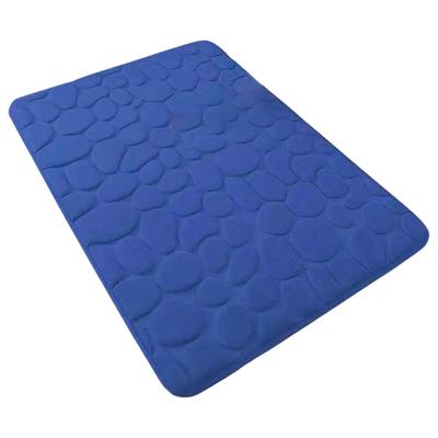 Tappetino da Bagno in Memory Foam Assorbente Asciugatura Rapida Antiscivolo con Fantasia Pietra Tappeto per Bagno