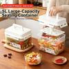 Sealed Lid Pickle Fermentation Container Plastic Pickled Vegetable Jar  Kimchi Making