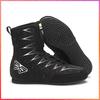 Kid High Top Boxing Sanda Shoes Size 32-39 Ultra Light Fighting Training Sneakers Women Breathable Mesh Gym Flat Shoe