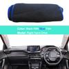 Car Dashboard Cover for Peugeot 2008 E-2008 208 E208 GT - Carpet Dashboard Pad Sun Protection UV Cushion Car Accessories