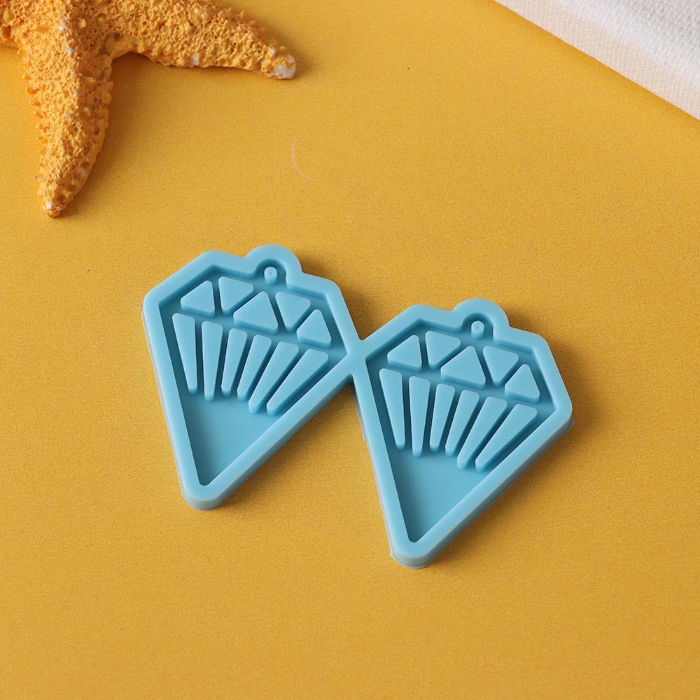 DIY Silicone Casting Mould Earrings Mold Epoxy Resin Mold Keychain Pendant Ear Studs