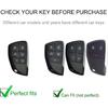 Buick-Schlüsselanhänger-Abdeckung mit Buick-Schlüsselanhänger, Auto-Schlüsselanhänger-Hülle kompatibel mit Buick 2021 2022 Chevrolet Suburban Tahoe Smart Key