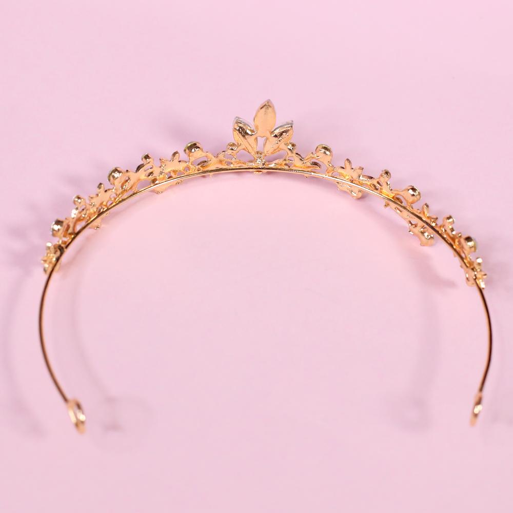 1pc Fashion Jewelry Crown Elegant Rhinestone Headband Suitable for Parties Holidays Wearing Luxurious Bridal Hair Accessories