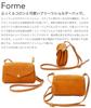 Shoulder wallet PLUMP Himeji CAMEL [Chum] bag, pouch, POCHETTE, leather, ANCLE, CMHM-010,
