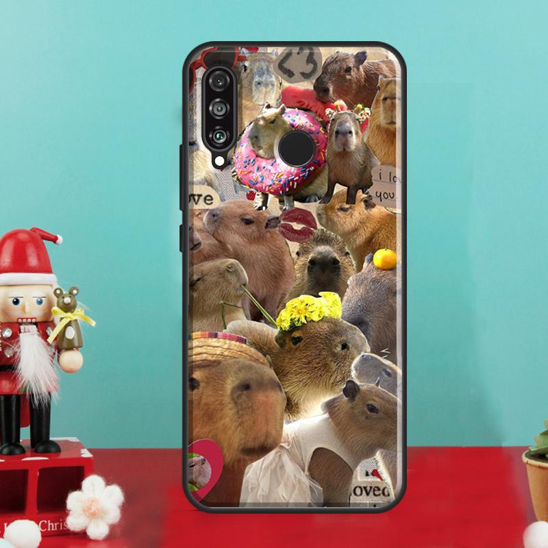 Capybara Cute For Huawei Nova 5T 10 9 SE 12s 11i 12i Y91 Y90 Y60 Y70 Y72 Y61 P20 P30 P40 Lite P60 Pro Case