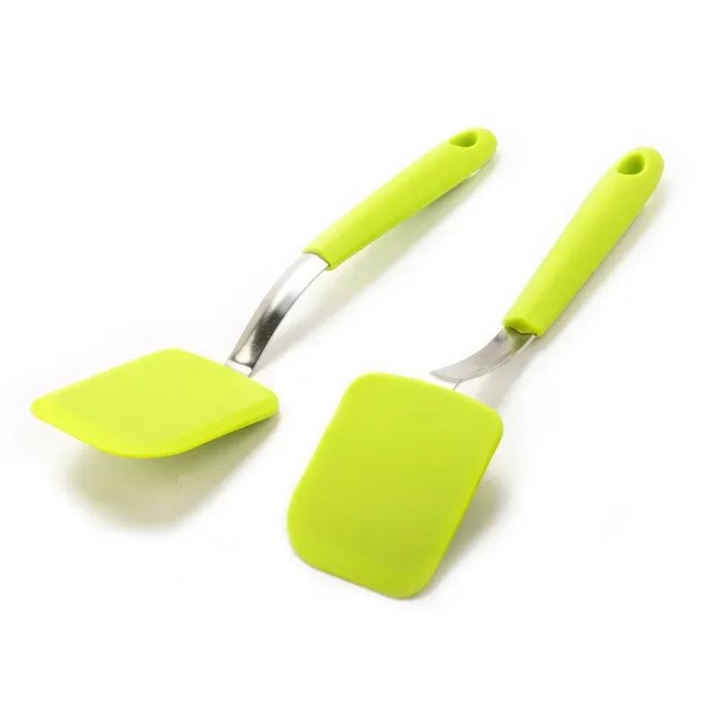 Silicone Spatula For Frying Pan Cooking Room Spatula Spoon Heat Resistant Spatula Cooking Mixing Accessories Kitchenware
