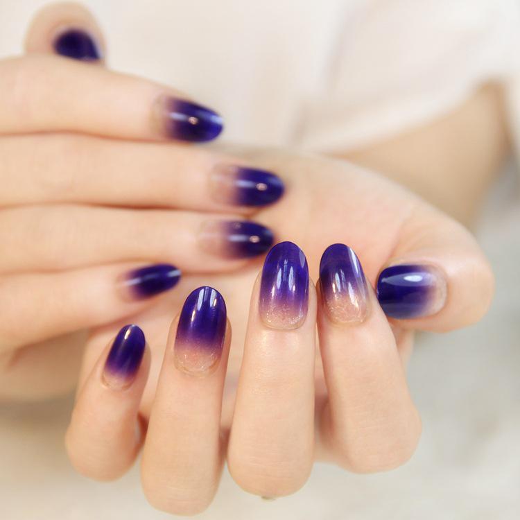 

Gradient Detachable False Nails - DIY Manicure Kit