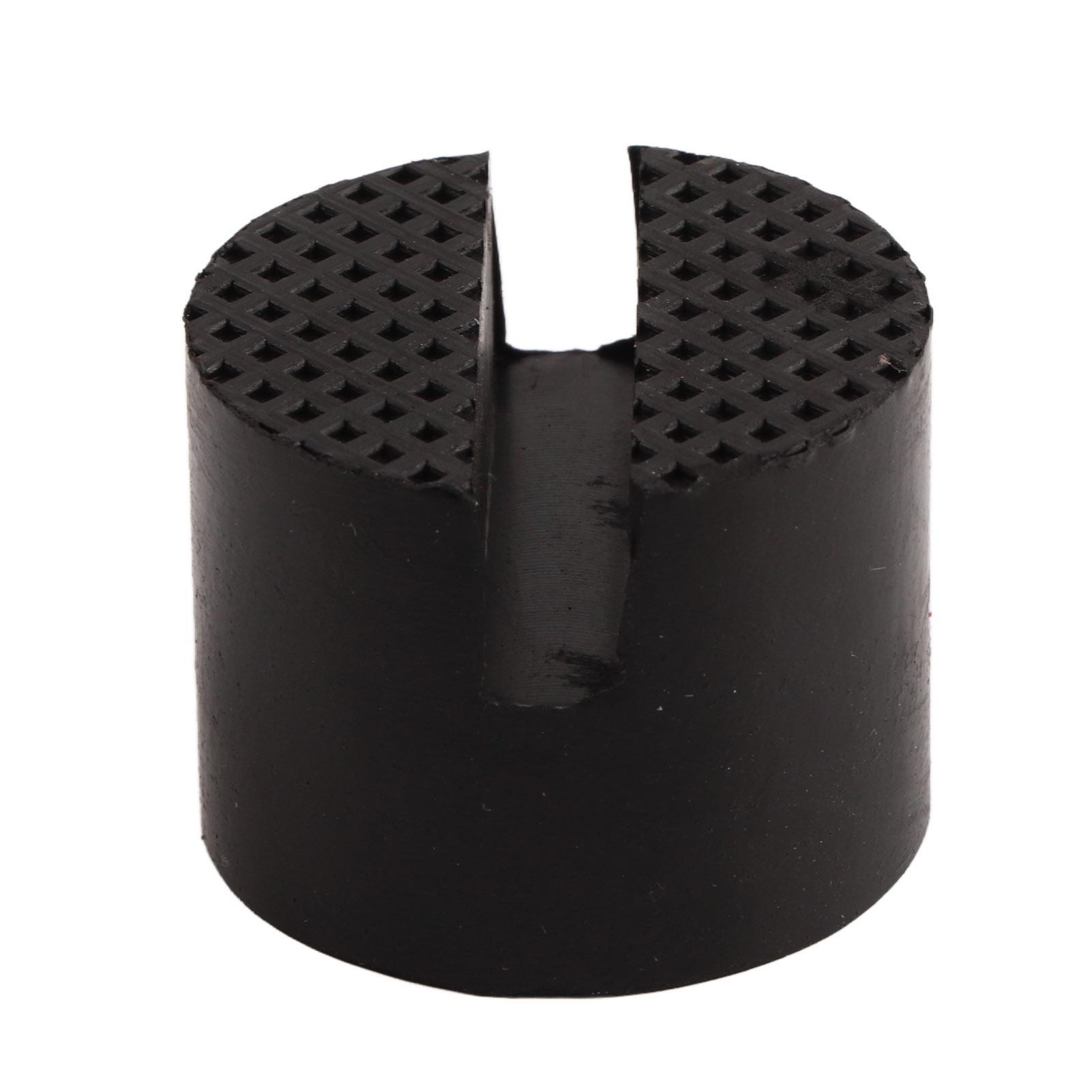 

Slotted Frame Rail Floor Jack Adapter Lift Rubber Pad Stand Holder 5cm1.96inch Diameter