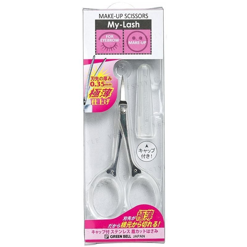 Green Bell - My-Lash Make-Up Scissors Curved Blade Design