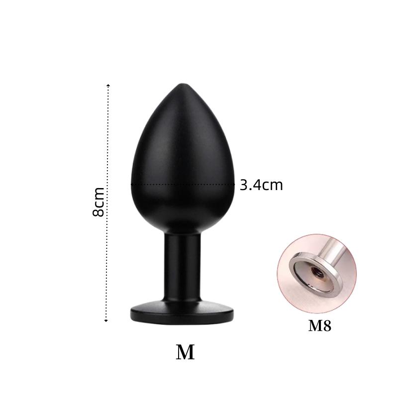 BDSM Faux Fox Tail Anal Plug with Removable Smooth Butt Plug for Men Women Role-playing Adult Games Sex Toys