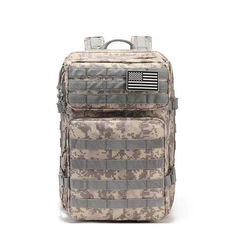 Taktischer Rucksack Outdoor Bergsteigen Reisen Rucksack mit großer Kapazität Camouflage Radsportrucksack