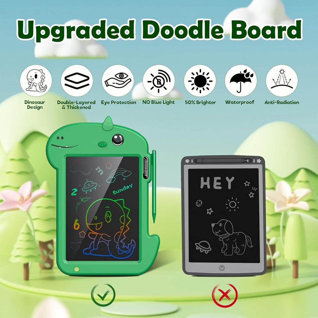 LCD Writing Tablet for Kids 8.8 Inch Toddler Toys for 3 4 5 6 7 8 Year Old Boys Girls Toys Drawing Pad Dinosaur Toys for Toddlers Doodle Board