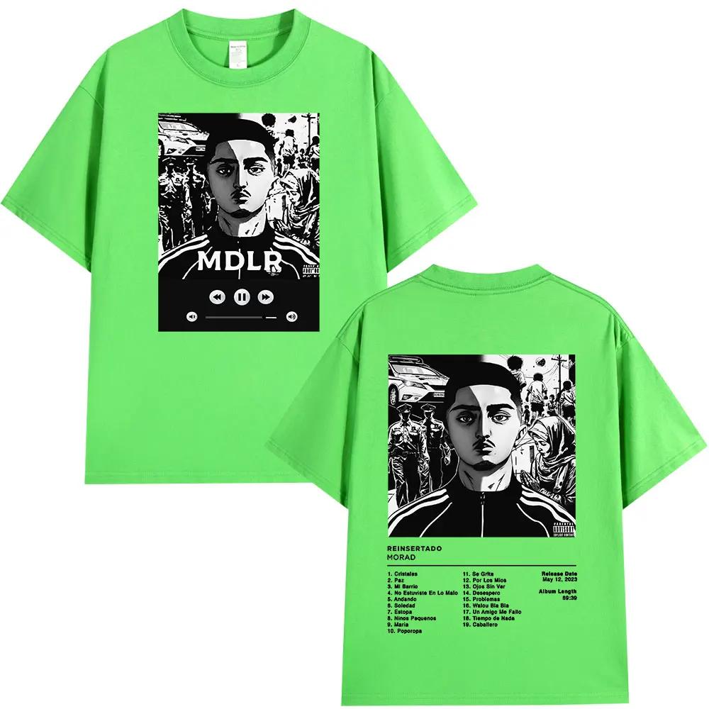 

Rapper Morad M.D.L.R Graphic T Shirt Men s Women Clothing Fashion Hip Hop Vintage T-shirt Cotton Oversized Short Sleeve T-shirts 4XL