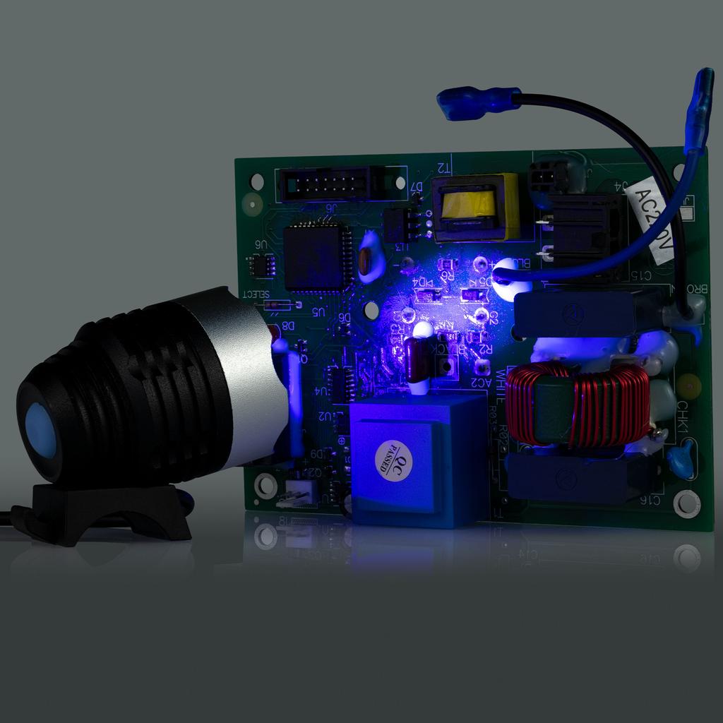 Rosfix Lampa UV do Utwardzania Soldermaski – Szybkie Utwardzanie | Zasilanie USB 5V | 3 Tryby Świecenia, 2 Diody LED