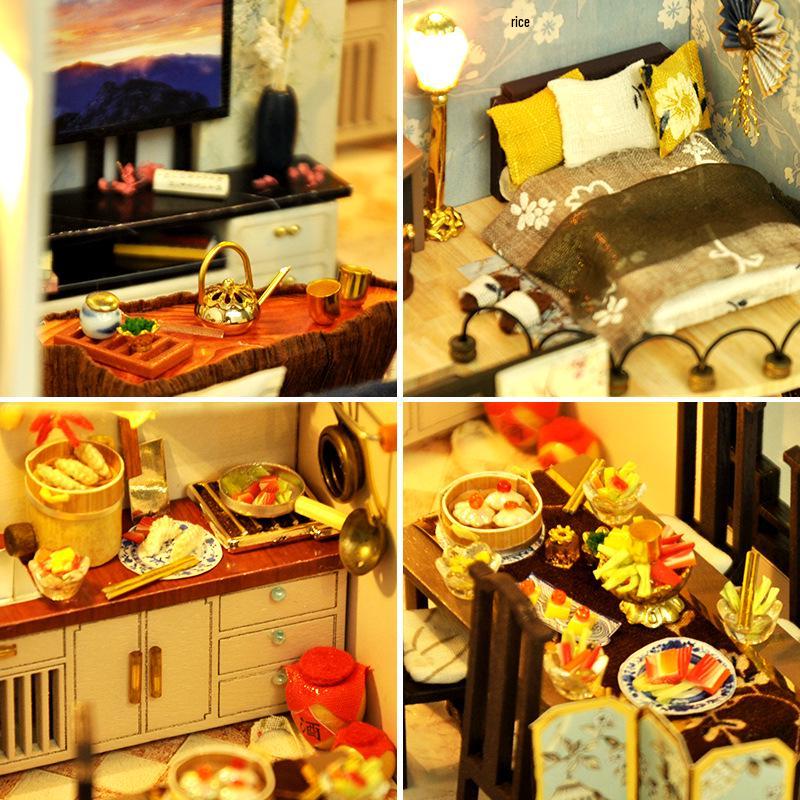 Tianyu DIY Kreativní model chalupy Hračka pro chlapce