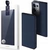Dux Ducis Skin Pro Case Oppo Reno 8 Pro Flip Cover Wallet Card Holder Stand Blue