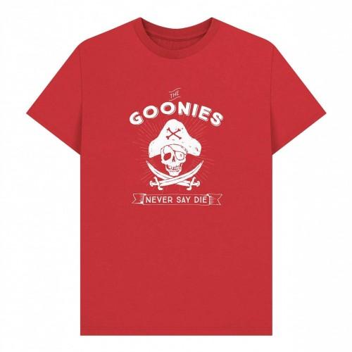 The Goonies Unisex-Erwachsenen Never Say Die Grafik-T-Shirt