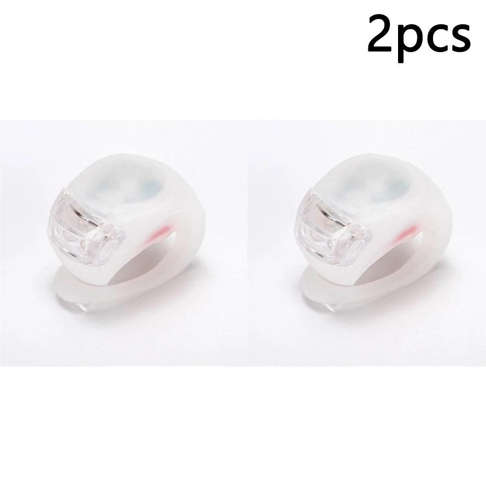 Sykkellykter Bærbare Froskelykter Nattkjøring Varsel LED Fargerike Lys Landevei Terrengsykler Baklykter Sykkeltilbehør