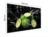 SZKLANA DESKA DO KROJENIA 52x30 LIMONKA