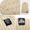 TaoTech Knit Beanie with Watch Solid Cold Warm Size Fits Cable Tag, Fold-Over Hat, Hat, Unisex, Color, Stretch, Simple, Weather, (One All, Knit/Beige)