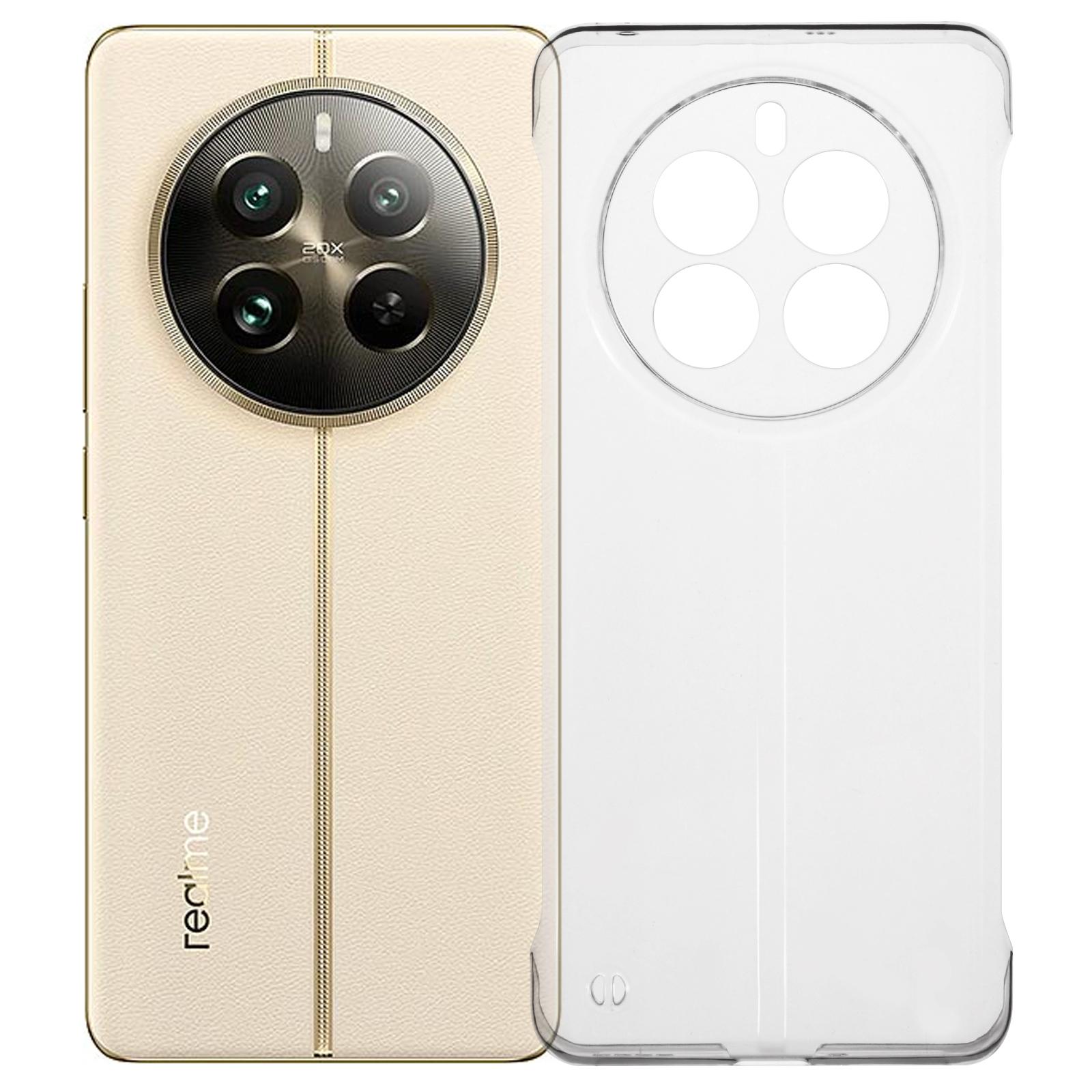 

For Realme 12 Pro 5G/12 Pro+ 5G Case Frameless Transparent PC Phone Cover A
