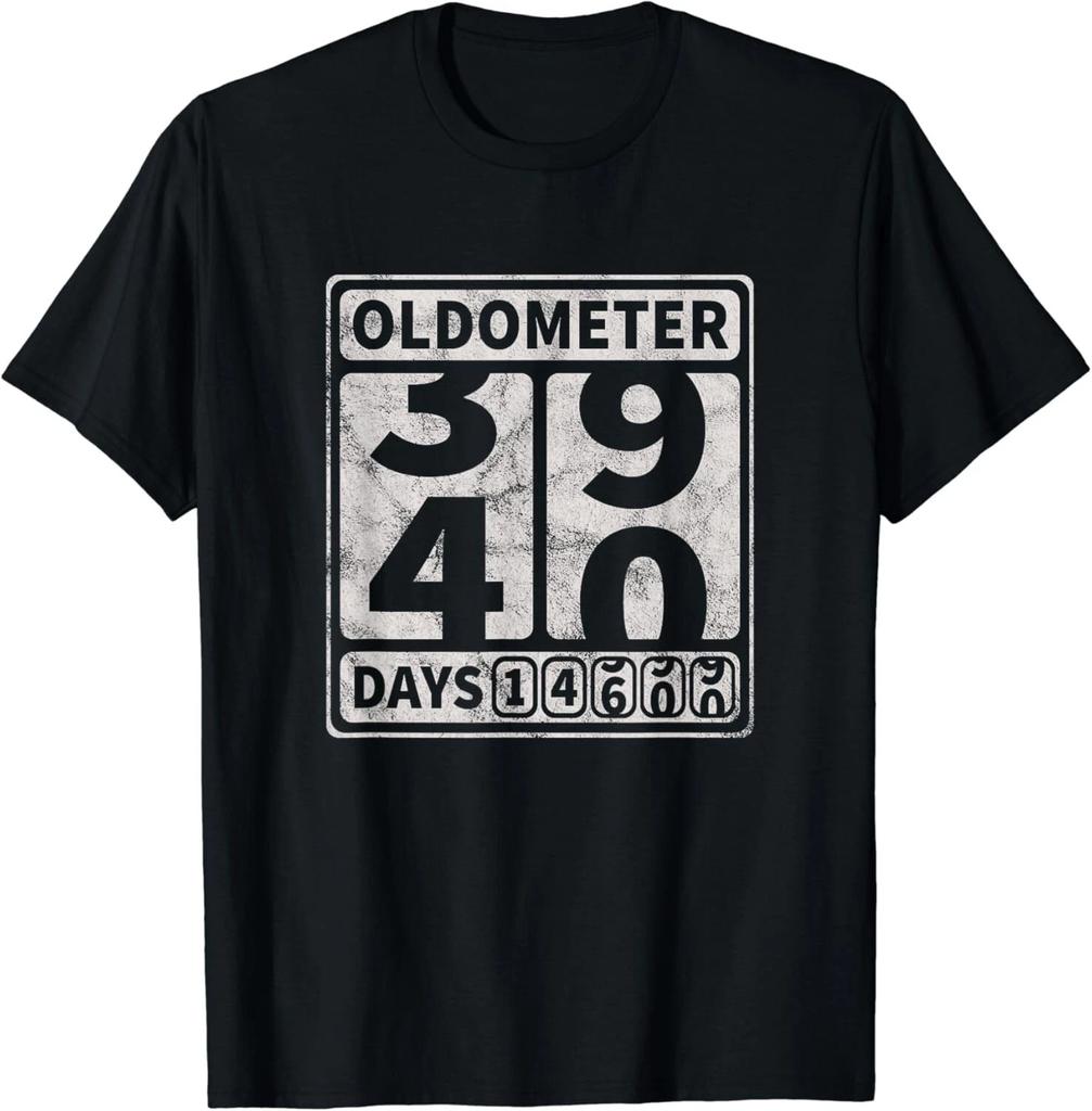 40th Birthday Gift Funny Oldometer 39-40 Tee Shirts Gift Unisex T-Shirt