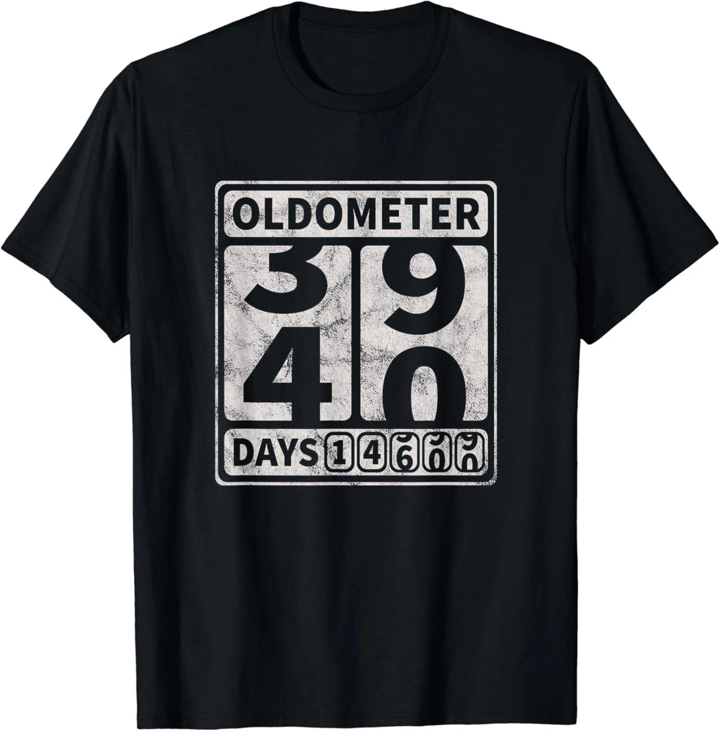 40th Birthday Gift Funny Oldometer 39-40 Tee Shirts Gift Unisex T-Shirt S