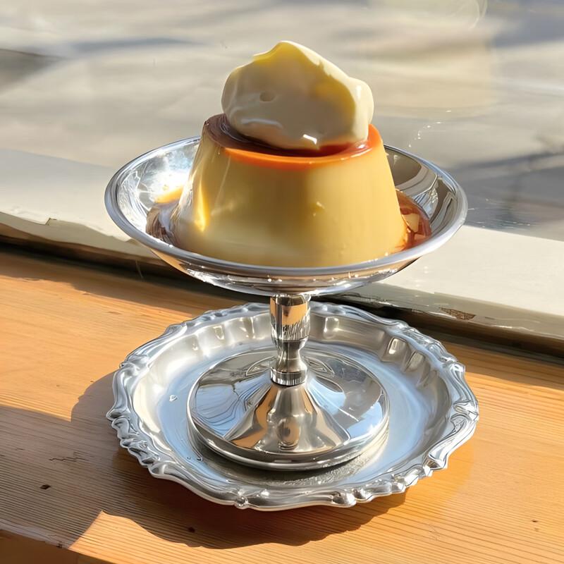 Retro High-Foot Dessert & Ice Cream Cup