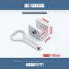 Punch-Free Child Safety Window Lock for Sliding Windows and Doors