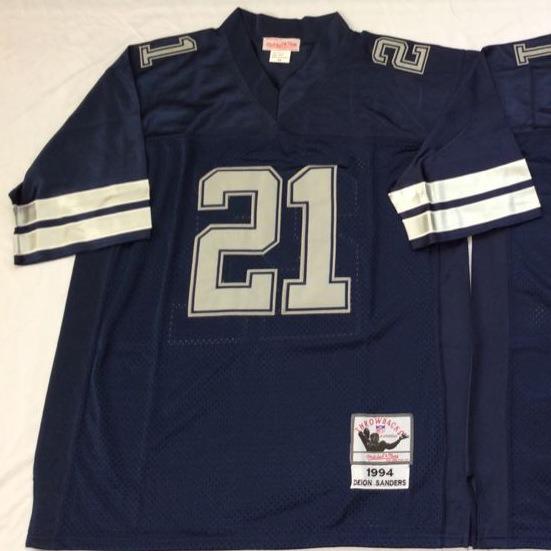 Dallas Cowboys Şöhretler Salonu Rugby Forması - Vintage #21 #22 MN Sınırlı Üretim