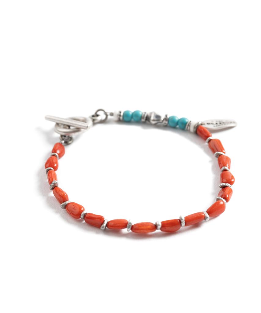 Wild Bricks W23 Gemstone Bracelet (Orange)