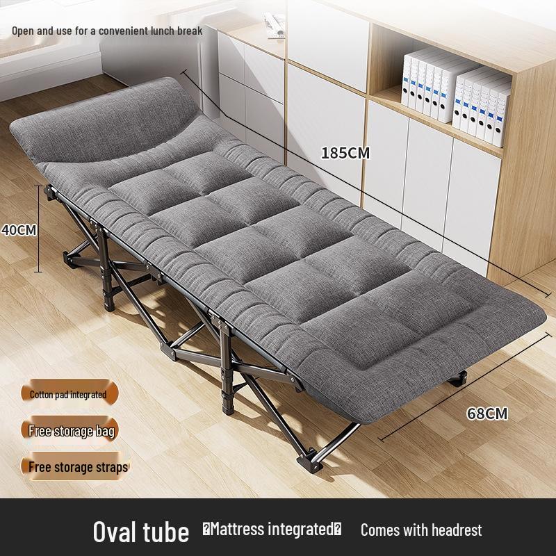 Guraide Portable Folding Bed with Built-in Pillow