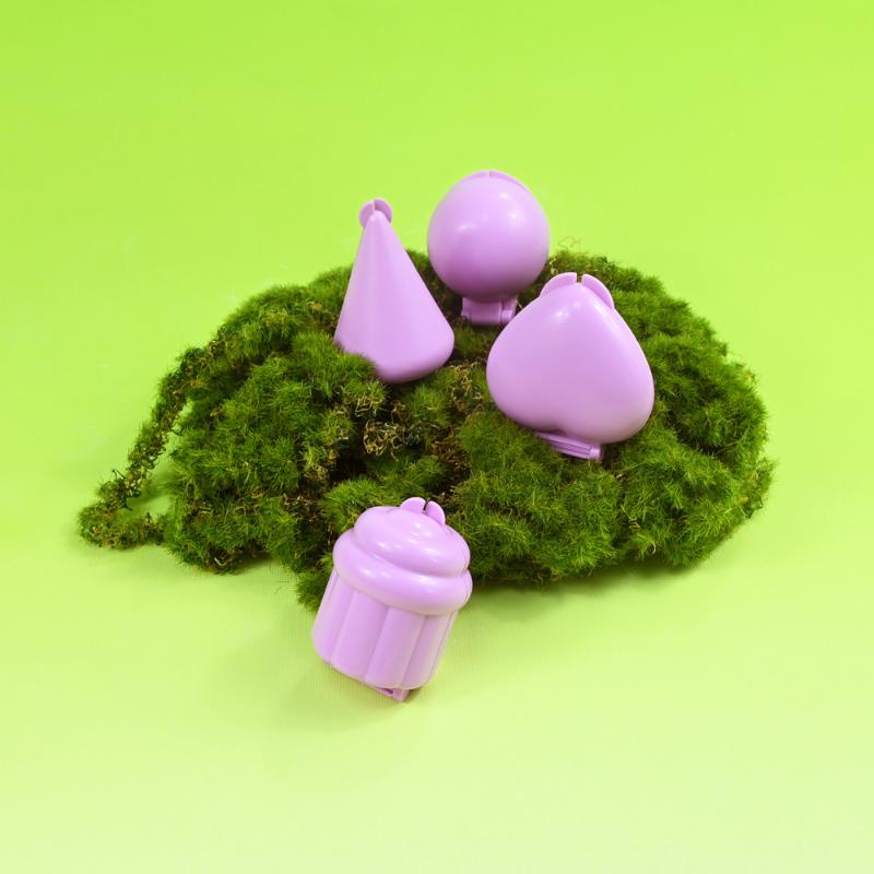 4Pcs/Set Round/Heart/Cone/Cupcake Lollipop Mold Plastic Cookies Cakepop Mould Diy Fondant Cake Decorating Tools Baking Supplies