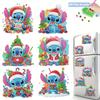 6Pcs Christmas Collection Diamond Art Fridge Magnet Diamond Painting Refrigerator Magnet Diamond Painting Fridge Magnet for Adults Beginners